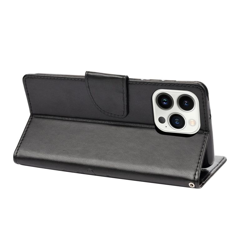 For iPhone 14 Pro Butterfly Flower Pattern Flip Leather Phone Case