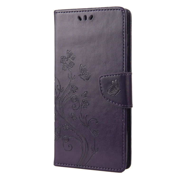 For iPhone 14 Pro Max Butterfly Flower Pattern Flip Leather Phone Case