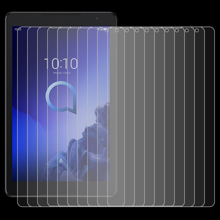25 PCS 9H 0.3mm Explosion-proof Tempered Glass Film for Alcatel 3T Tablet 2019 10 inch