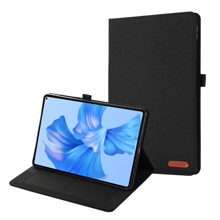 For Huawei MatePad Pro 11 2022 Fabric Texture Horizontal Flip Leather Tablet Case