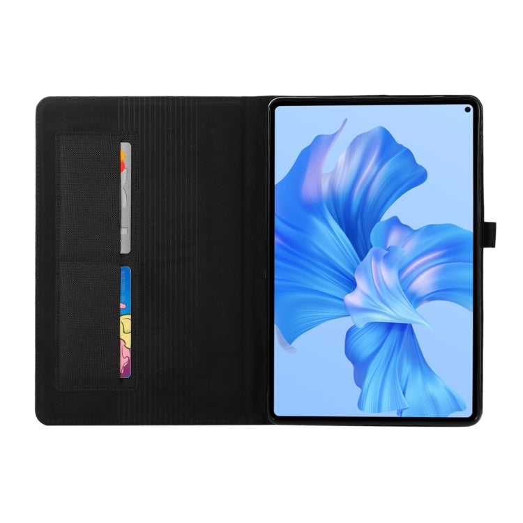 For Huawei MatePad Pro 11 2022 Fabric Texture Horizontal Flip Leather Tablet Case