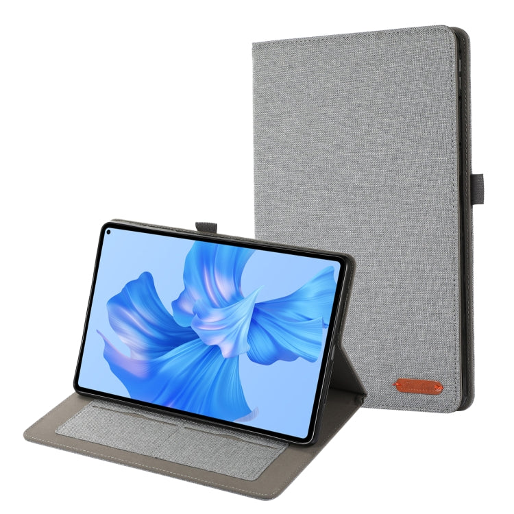 For Huawei MatePad Pro 11 2022 Fabric Texture Horizontal Flip Leather Tablet Case