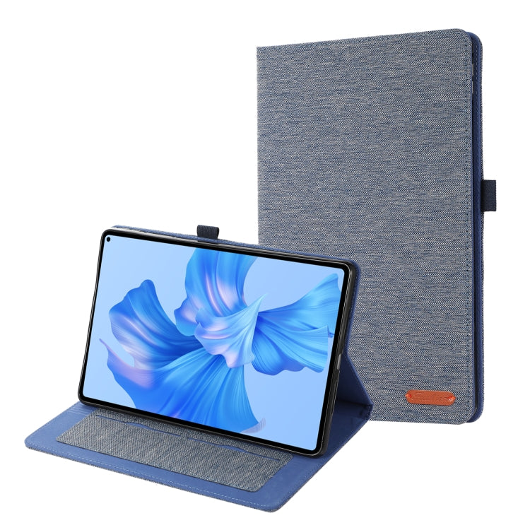 For Huawei MatePad Pro 11 2022 Fabric Texture Horizontal Flip Leather Tablet Case