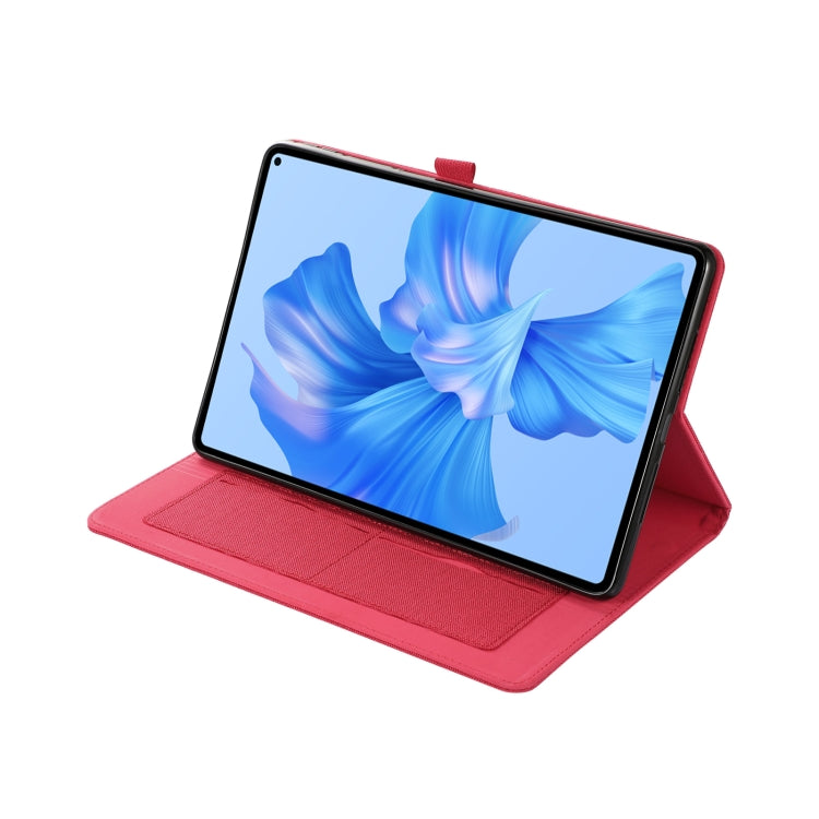 For Huawei MatePad Pro 11 2022 Fabric Texture Horizontal Flip Leather Tablet Case