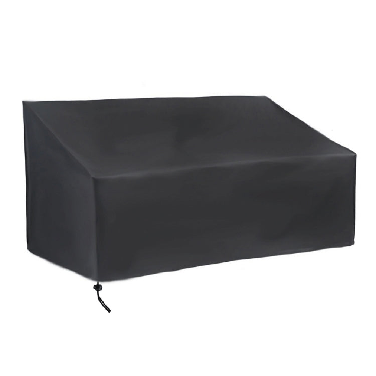 Sofa Recliner Table Waterproof Dustproof Cover, Size:163x66x89/69cm(Black)