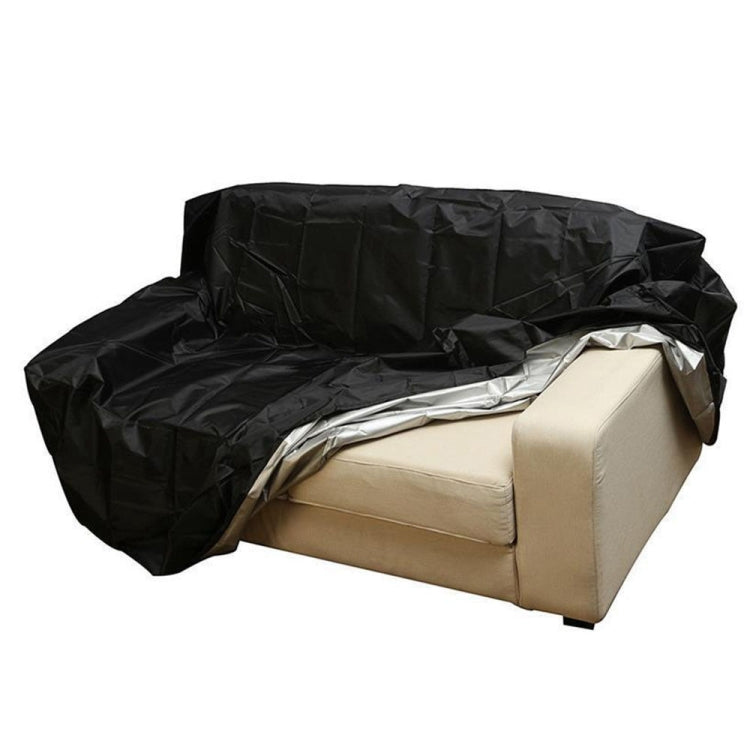 Sofa Recliner Table Waterproof Dustproof Cover, Size:190x66x89/69cm(Black)