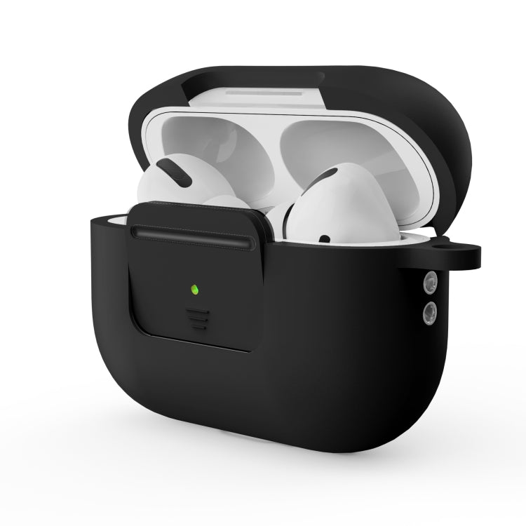 Earphone Silicone PC Protective Case with Switch Button and Buckle For AirPods Pro 2