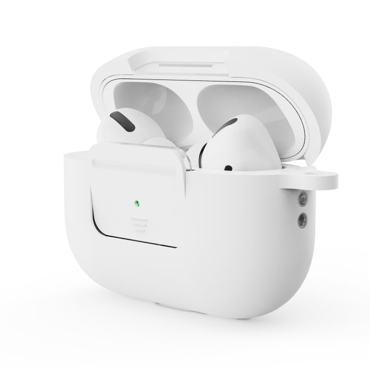 Earphone Silicone PC Protective Case with Switch Button and Buckle For AirPods Pro 2