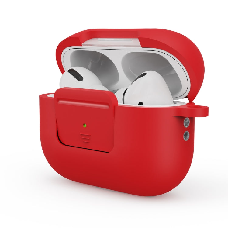 Earphone Silicone PC Protective Case with Switch Button and Buckle For AirPods Pro 2