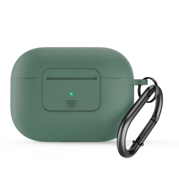 Earphone Silicone PC Protective Case with Switch Button and Buckle For AirPods Pro 2