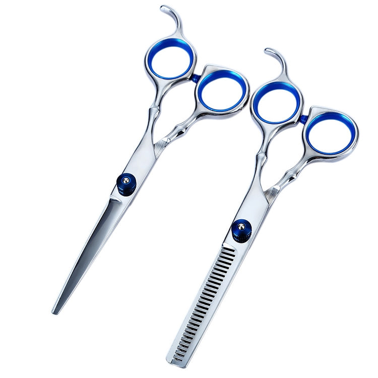 2 PCS Professional Hair Cutting Thinning Scissor Hairdressing Flat Shear Scissors Kit