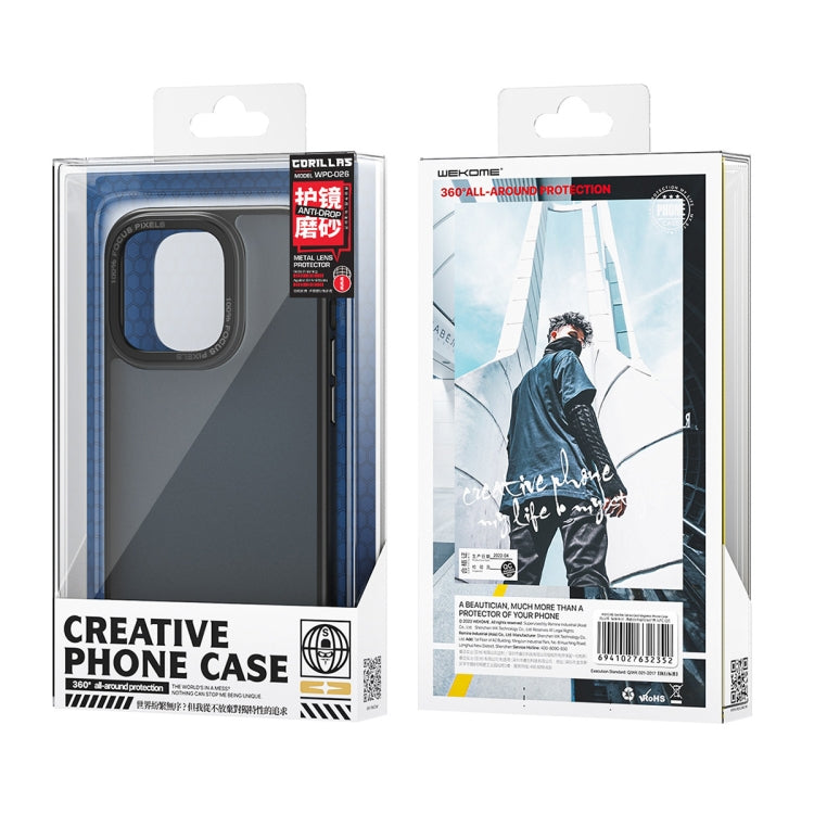 For iPhone 14 Pro Max WEKOME Gorillas Series Lenses Matte Phone