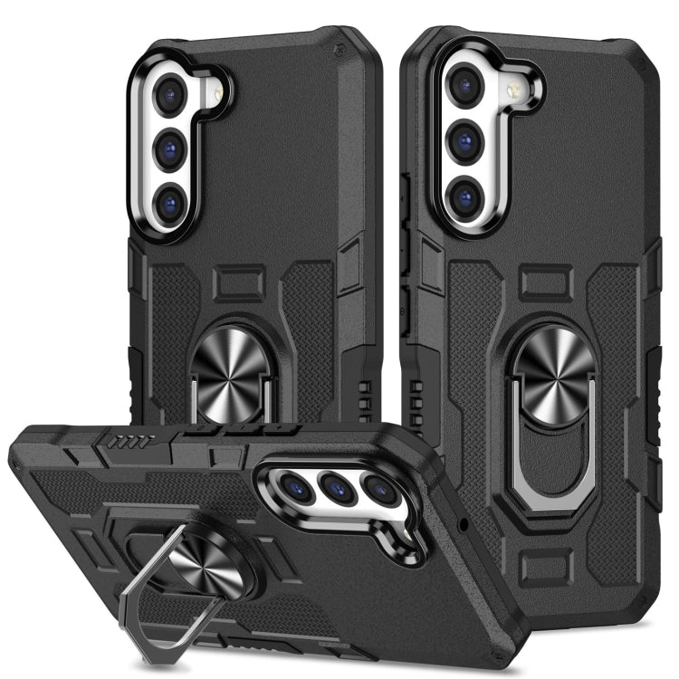 For Samsung Galaxy S21 FE 5G Ring Holder Armor Hybrid Phone Case