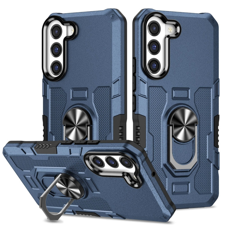 For Samsung Galaxy S21 FE 5G Ring Holder Armor Hybrid Phone Case