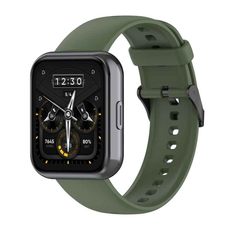 For Realme Watch 3 Solid Color Soft Silicone Watch Band