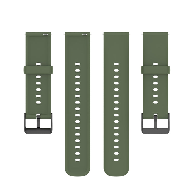 For Realme Watch 3 Solid Color Soft Silicone Watch Band