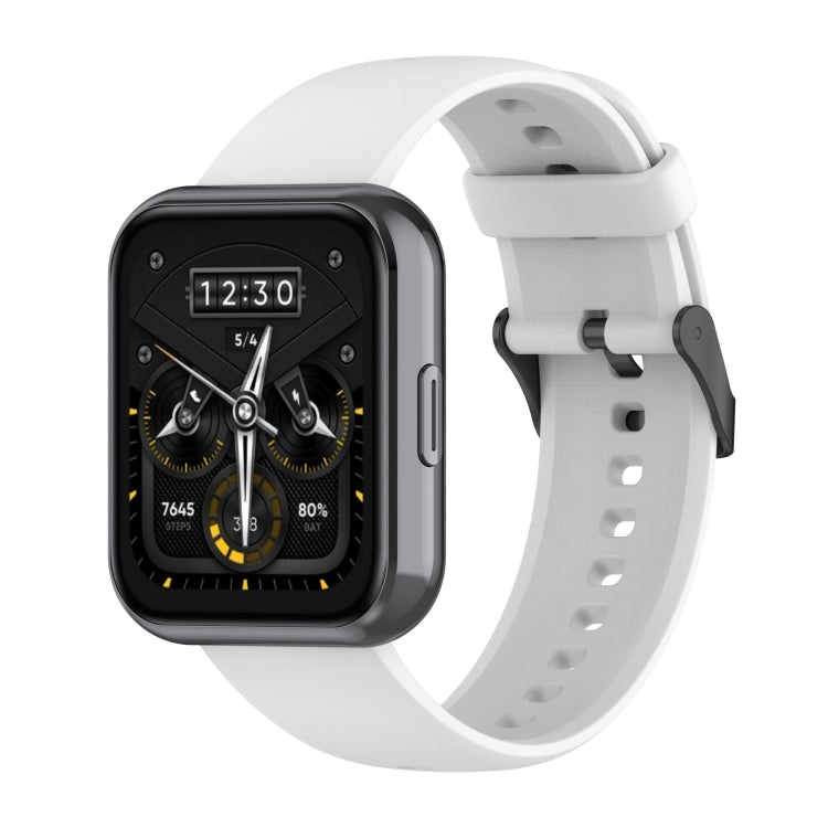For Realme Watch 3 Solid Color Soft Silicone Watch Band