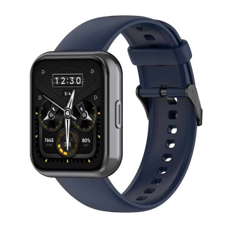 For Realme Watch 3 Solid Color Soft Silicone Watch Band