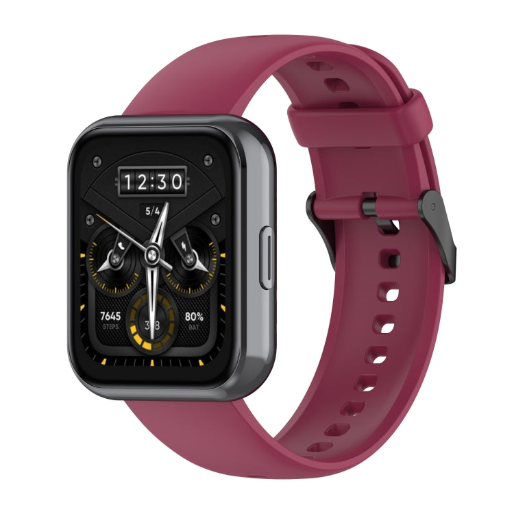 For Realme Watch 3 Solid Color Soft Silicone Watch Band