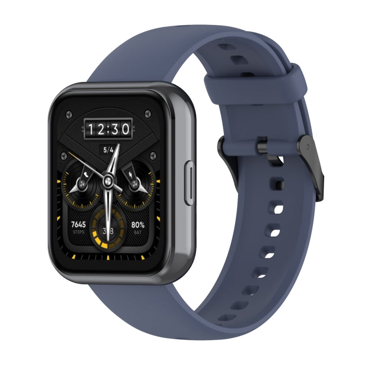 For Realme Watch 3 Solid Color Soft Silicone Watch Band