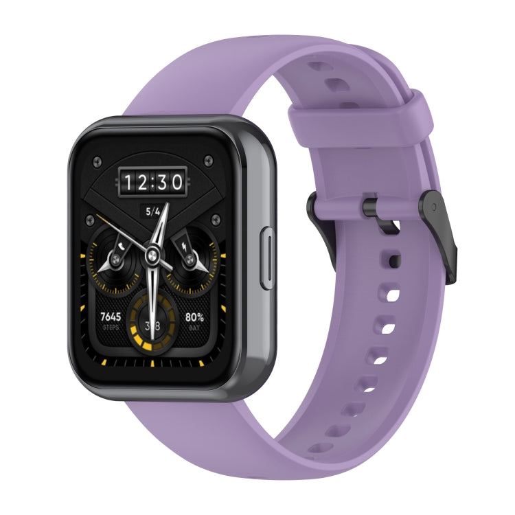 For Realme Watch 3 Solid Color Soft Silicone Watch Band