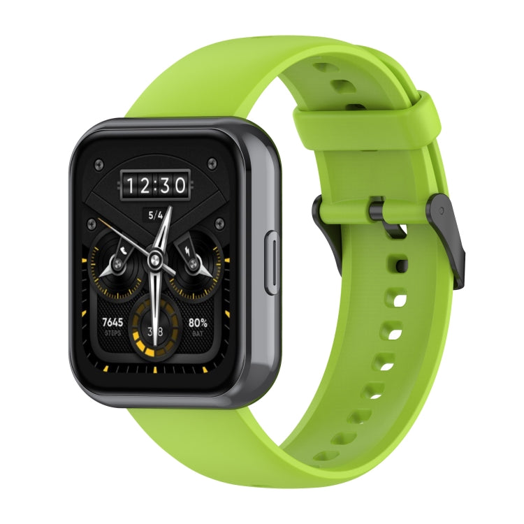 For Realme Watch 3 Solid Color Soft Silicone Watch Band