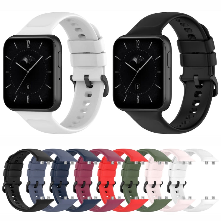 For OPPO Watch 3 Solid Color Soft Silicone Watch Band