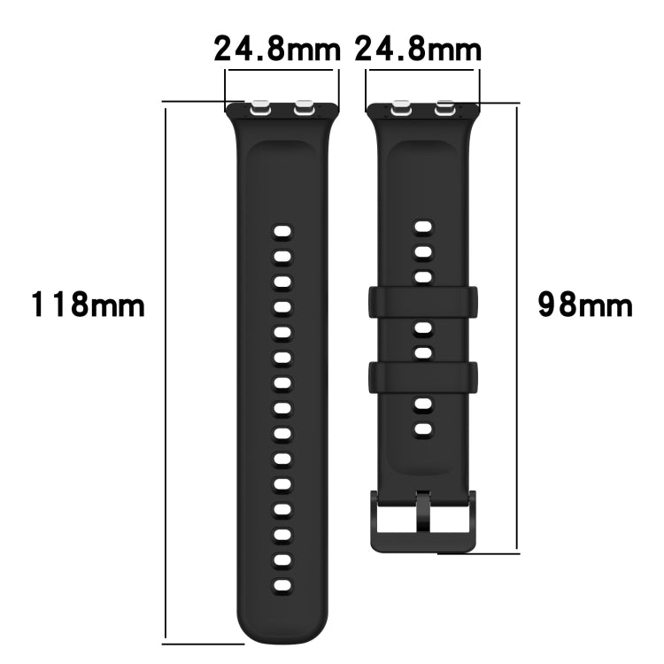 For OPPO Watch 3 Solid Color Soft Silicone Watch Band