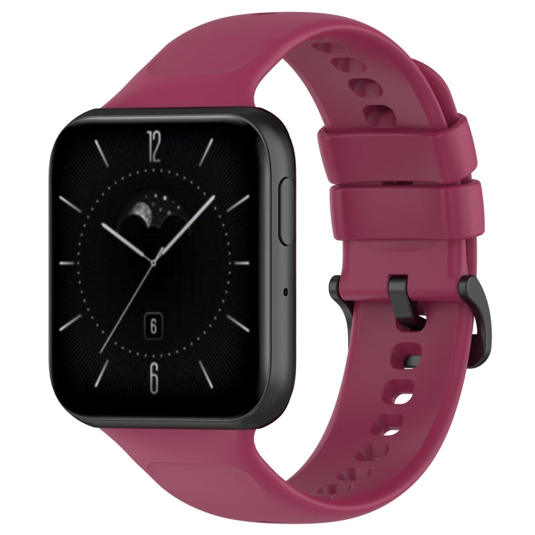 For OPPO Watch 3 Pro Solid Color Soft Silicone Watch Band