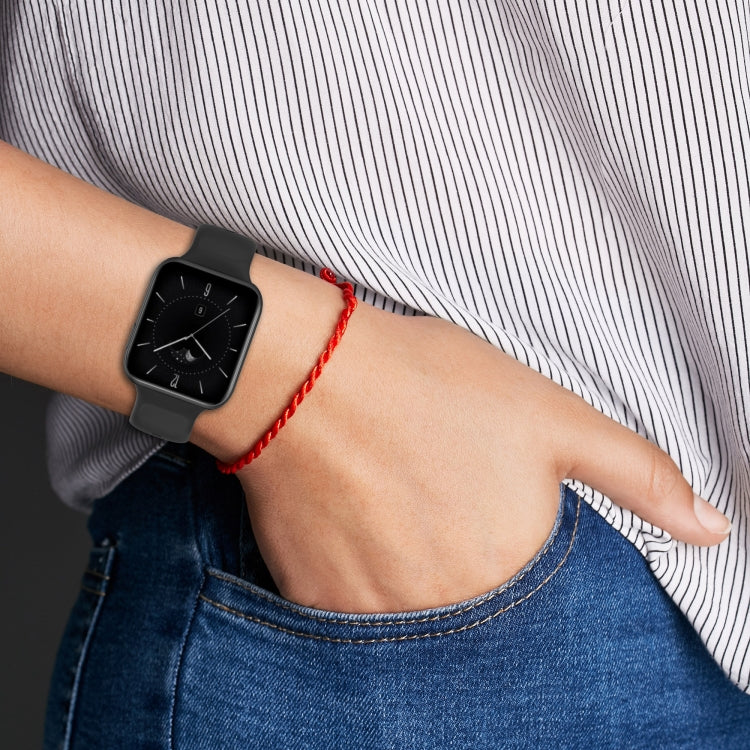 For OPPO Watch 3 Pro Solid Color Soft Silicone Watch Band