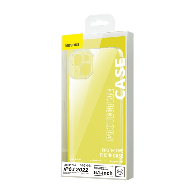 For iPhone 14 Baseus Simple Series TPU Protective Phone Case