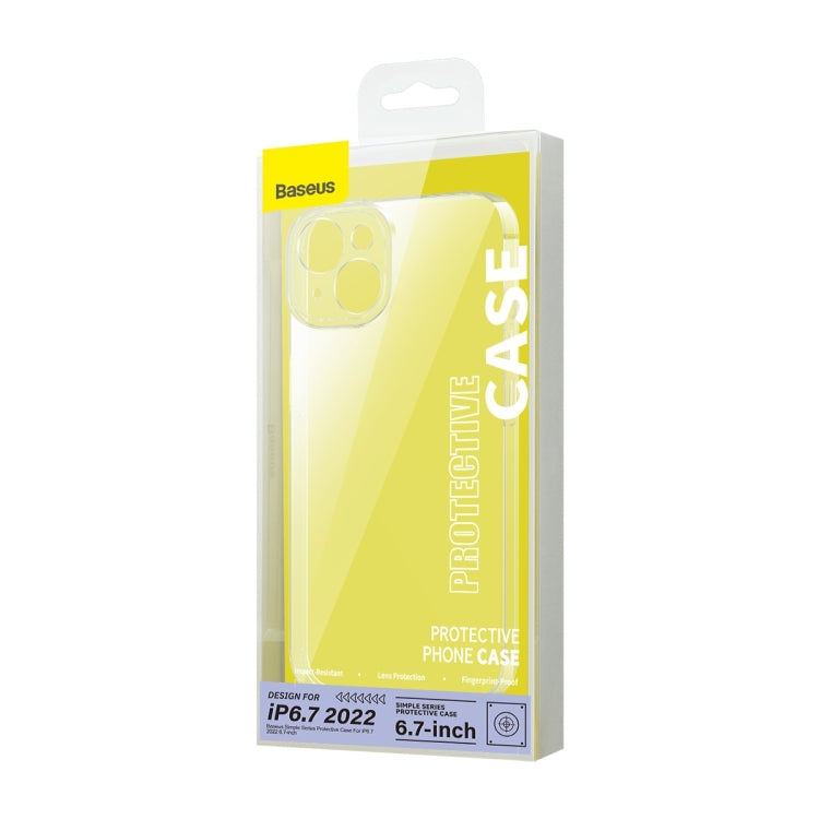 For iPhone 14 Plus Baseus Simple Series TPU Protective Phone Case