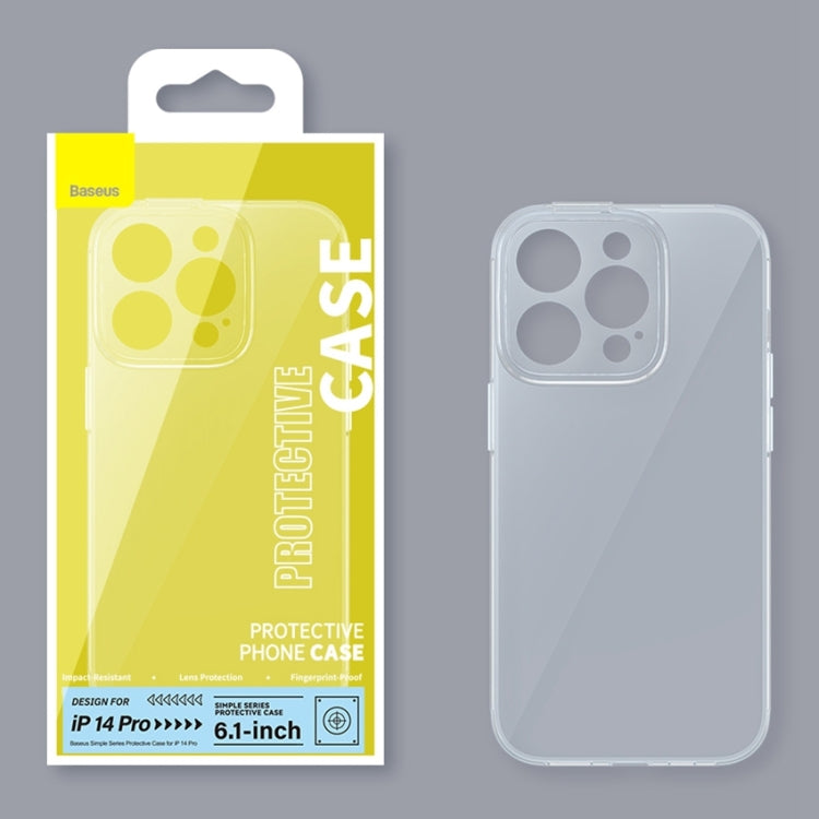 For iPhone 14 Pro Baseus Simple Series TPU Protective Phone Case