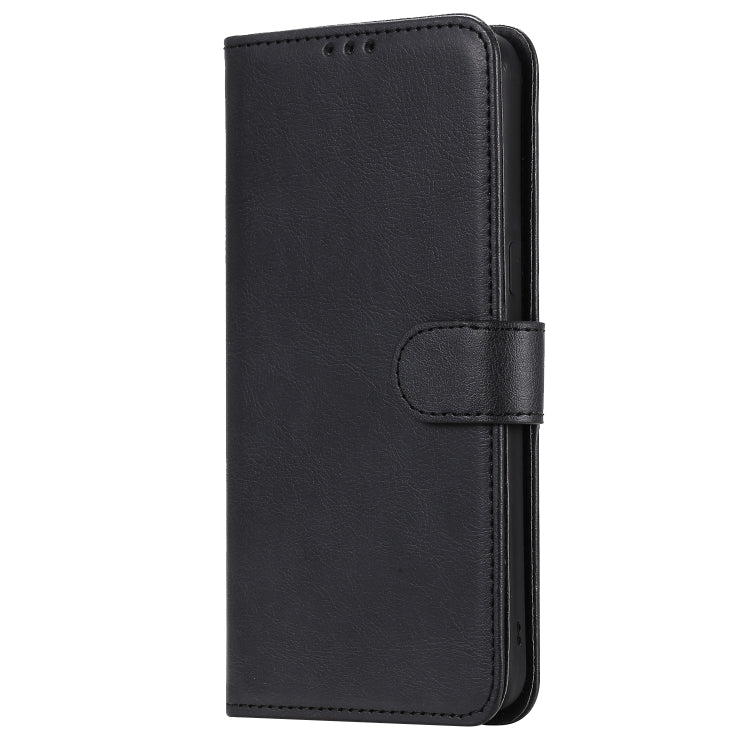 For Galaxy A10s 2 in 1 Solid Color Detachable PU Leather Case with Card Slots & Magnetic Holder & Photo Frame & Wallet & Strap