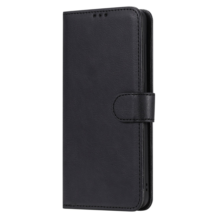 For Galaxy A51 2 in 1 Solid Color Detachable PU Leather Case with Card Slots & Magnetic Holder & Photo Frame & Wallet & Strap