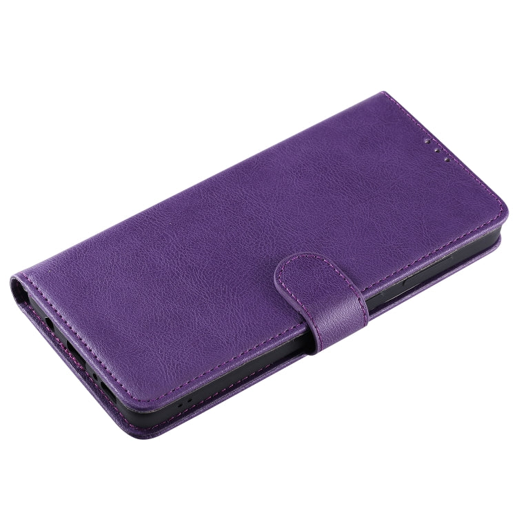 For Galaxy A71 2 in 1 Solid Color Detachable PU Leather Case with Card Slots & Magnetic Holder & Photo Frame & Wallet & Strap