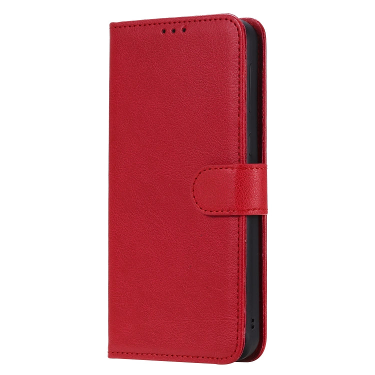 For Galaxy M30s 2 in 1 Solid Color Detachable PU Leather Case with Card Slots & Magnetic Holder & Photo Frame & Wallet & Strap