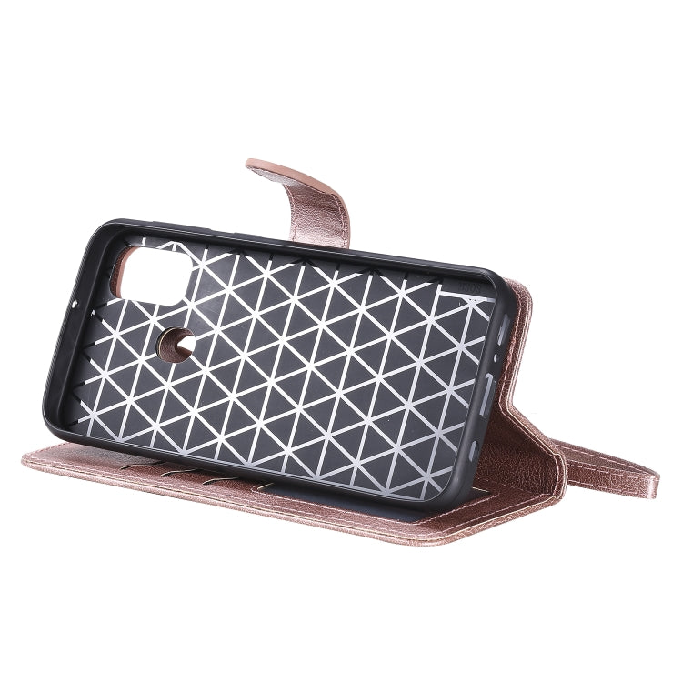 For Galaxy M30s 2 in 1 Solid Color Detachable PU Leather Case with Card Slots & Magnetic Holder & Photo Frame & Wallet & Strap