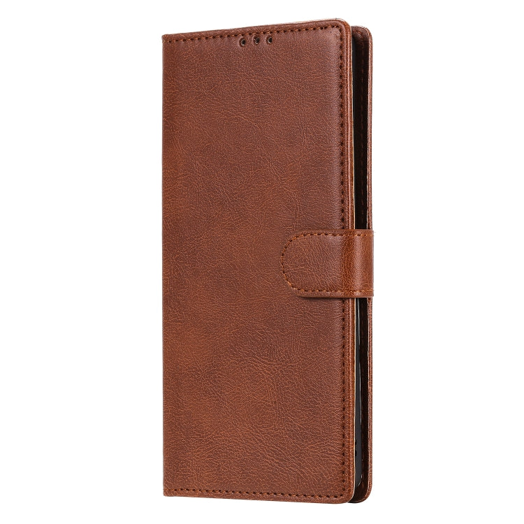 For Galaxy S20 Ultra 2 in 1 Solid Color Detachable PU Leather Case with Card Slots & Magnetic Holder & Photo Frame & Wallet & Strap