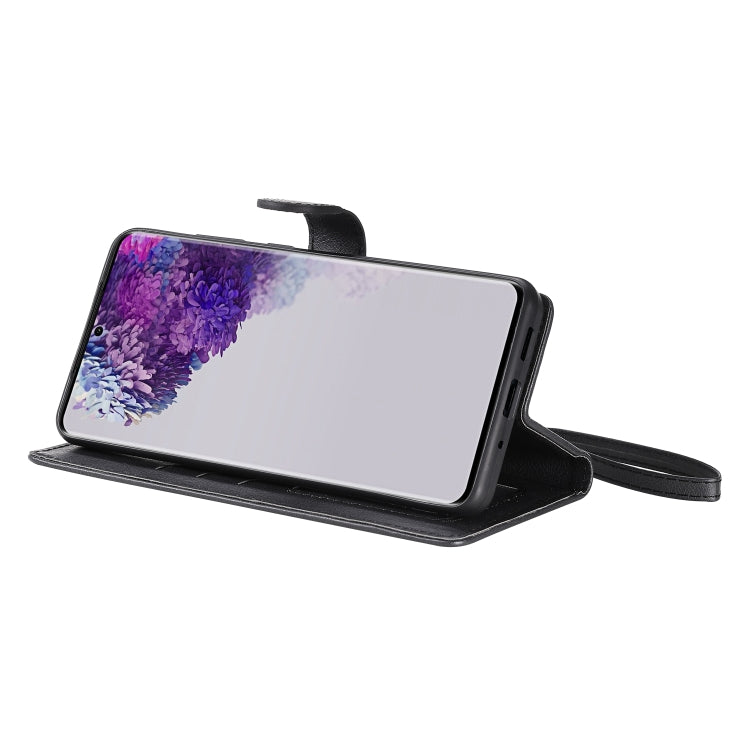 For Galaxy S20 Ultra 2 in 1 Solid Color Detachable PU Leather Case with Card Slots & Magnetic Holder & Photo Frame & Wallet & Strap