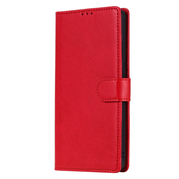 For Galaxy S20 Ultra 2 in 1 Solid Color Detachable PU Leather Case with Card Slots & Magnetic Holder & Photo Frame & Wallet & Strap