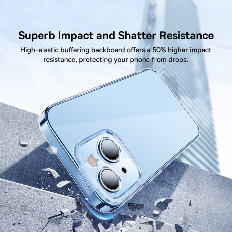 For iPhone 14 Plus Baseus Crystal Series Ultra-Thin Phone Case