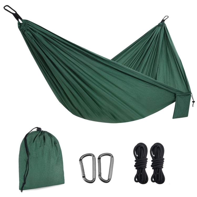 210T Nylon Colorblock Camping Hammock, Size:275x140cm with 2m Tie Rope