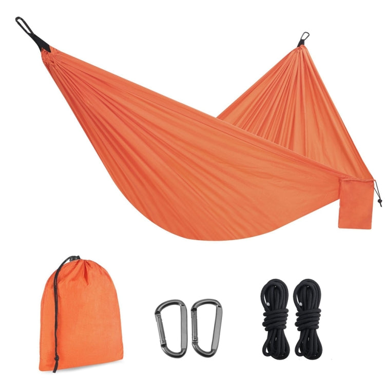 210T Nylon Colorblock Camping Hammock, Size:275x140cm with 2m Tie Rope