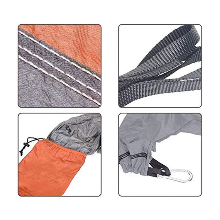 210T Nylon Colorblock Camping Hammock, Size:275x140cm with 2m Tie Rope