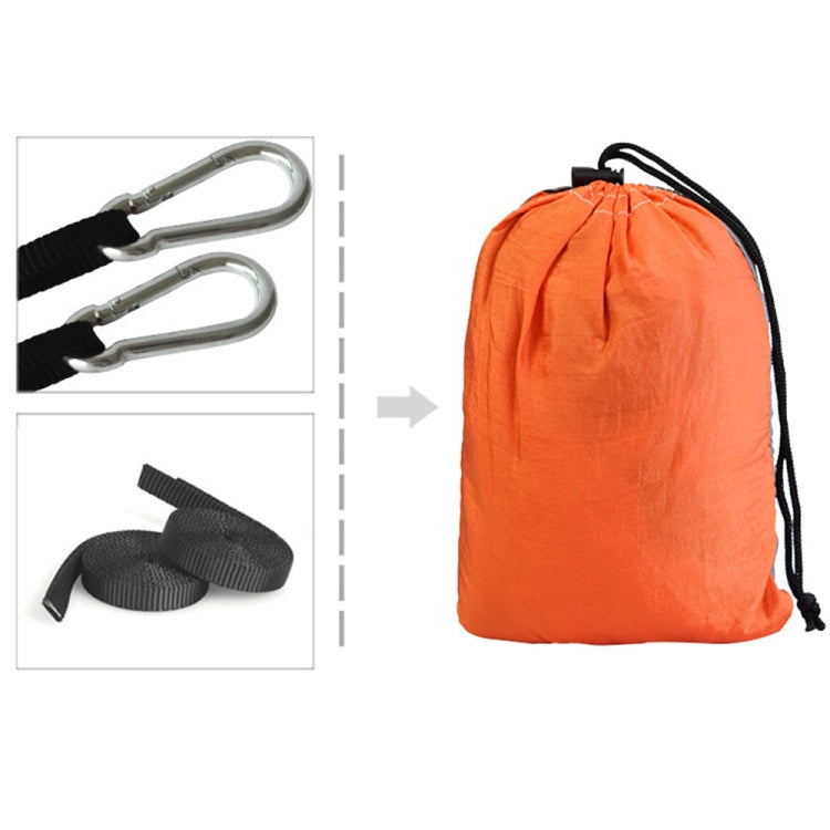 210T Nylon Colorblock Camping Hammock, Size:275x140cm with 2.5m Strap