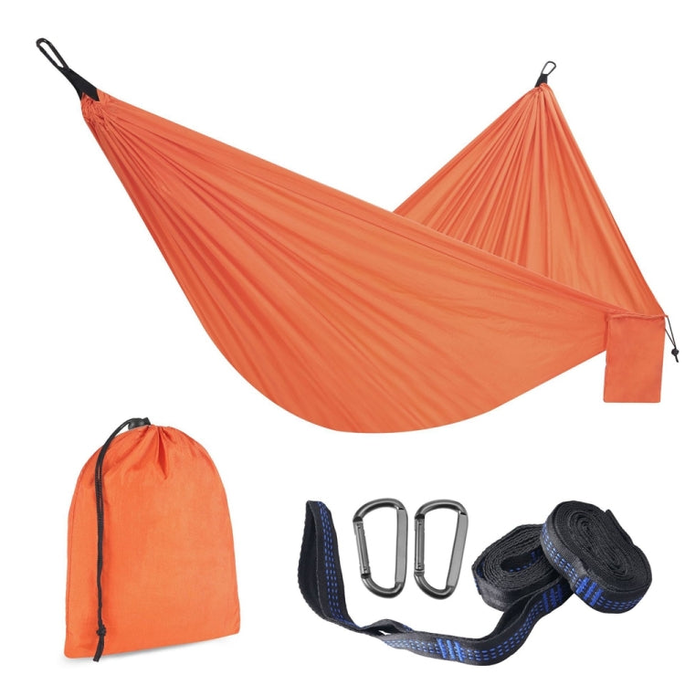 210T Nylon Colorblock Camping Hammock, Size:300x200cm with 2m Strap