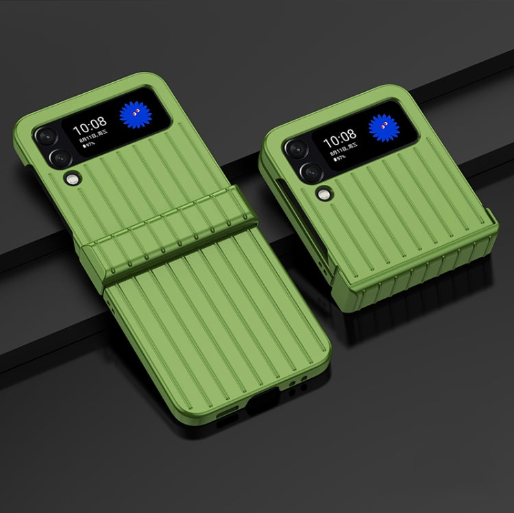 For Samsung Galaxy Z Flip4 5G Ultra-thin Striped PC Phone Case
