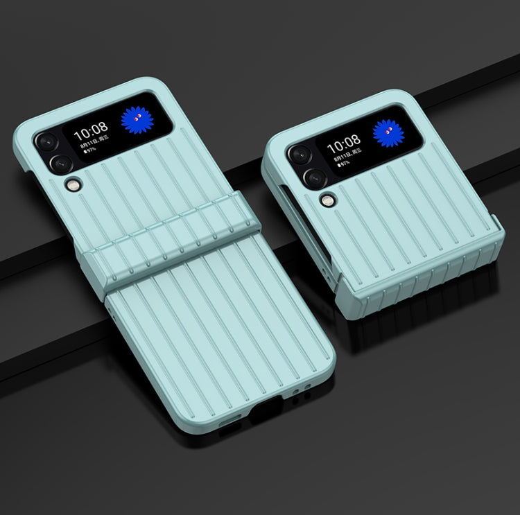 For Samsung Galaxy Z Flip4 5G Ultra-thin Striped PC Phone Case