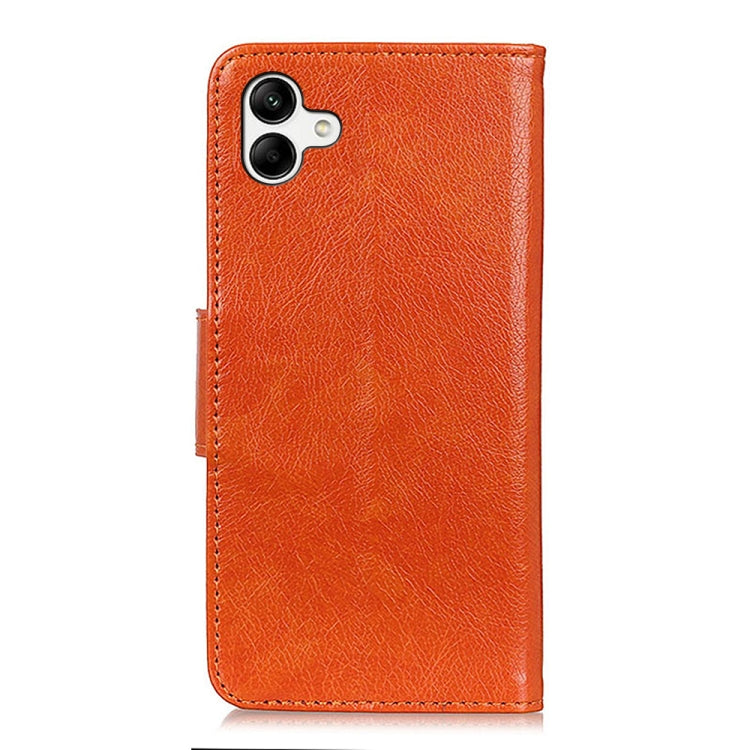 For Samsung Galaxy A04 4G Nappa Texture Leather Phone Case